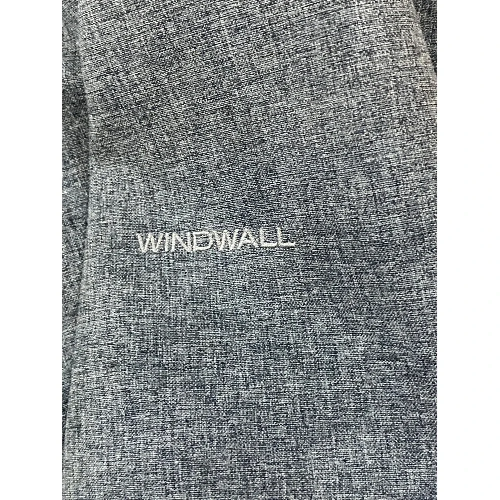 The North Face Mens XXL WindWall Softshell Jacket Heather Grey Full Zip Outdoor‎